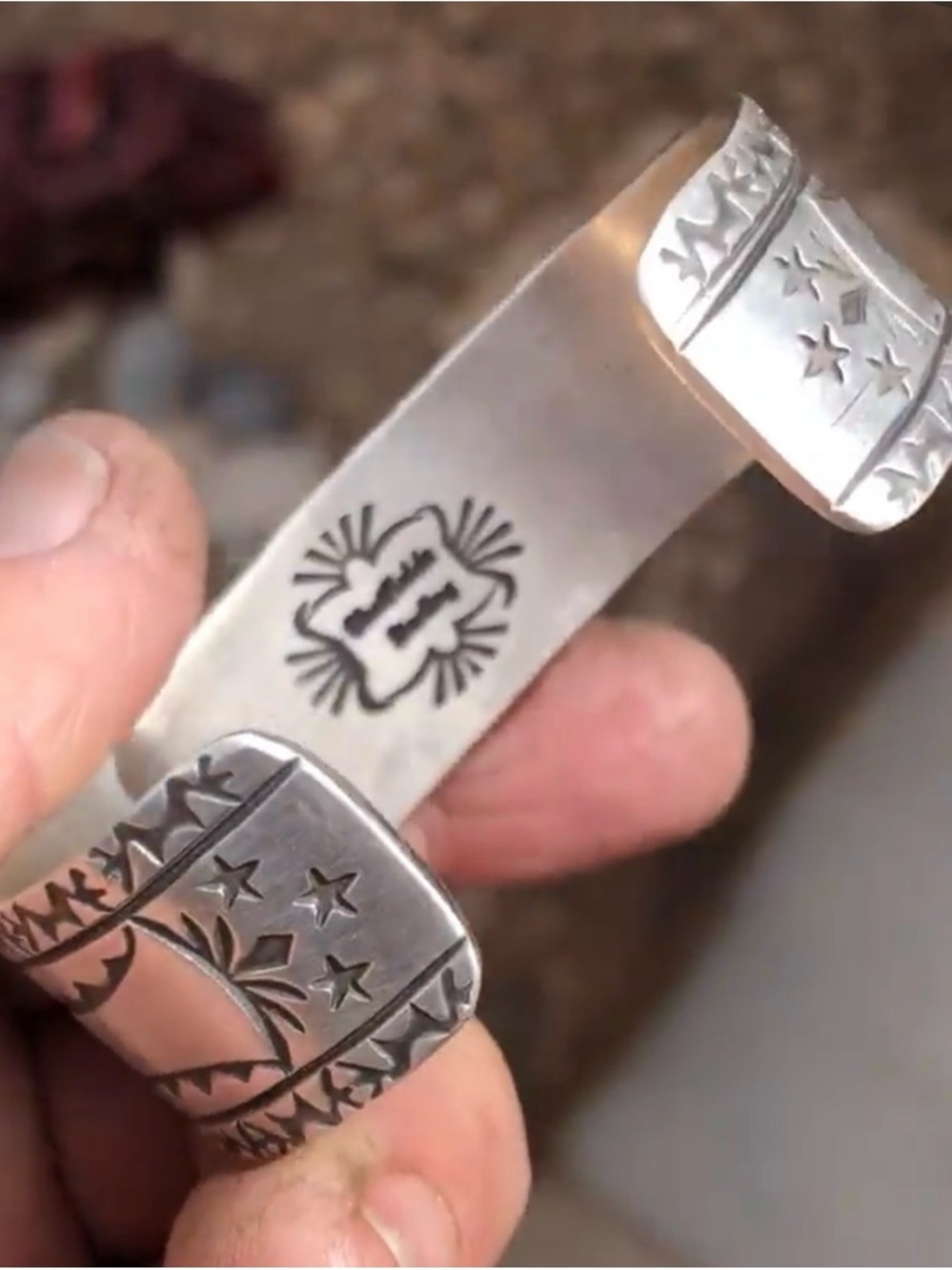 Signed Chatfields Golden Hills Turquoise Sterling Silver Cuff by Jay Chatfield - Picture 4 of 8